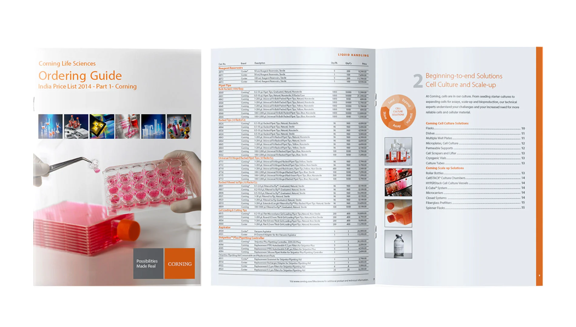 Corning Brochure displaying details about various products Brochure displaying details about various products and services offered by the Corning