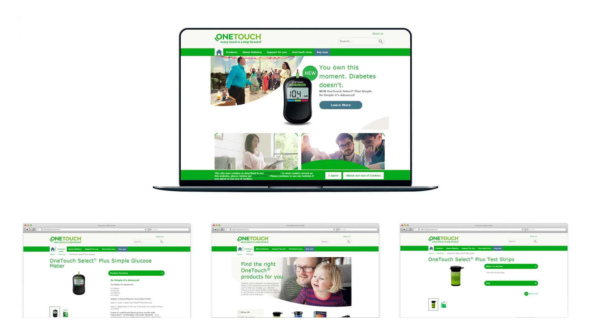 Johnsons - One Touch - Attributes on the website