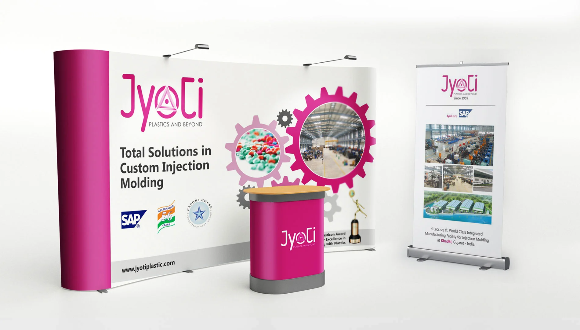 Jyoti plastic 3D stall design Jyoti plastic 3D stall design