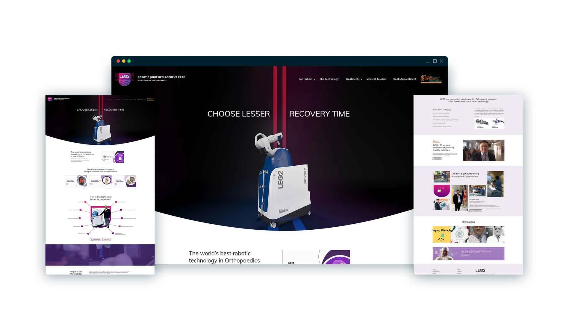 Leo2 website design | Boch & Fernsh branding company in Mumbai