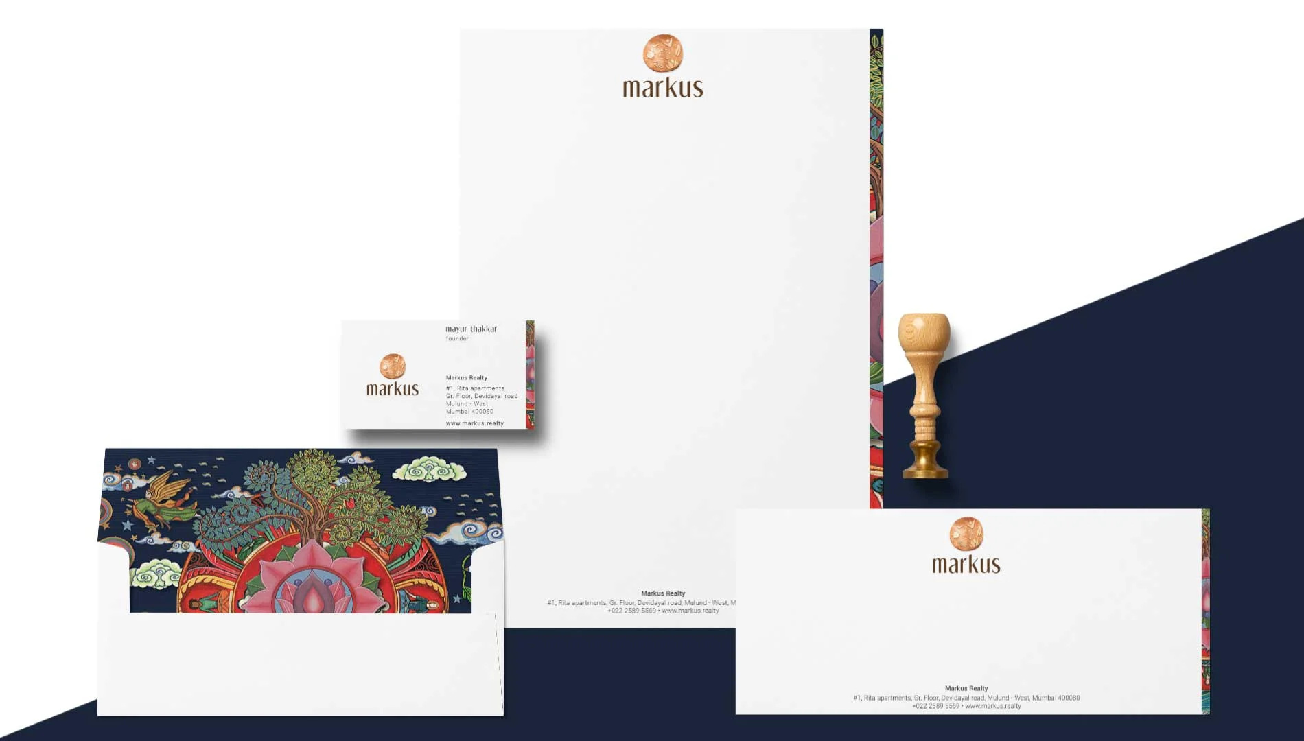 Marketing collateral that communicate the brand identity
