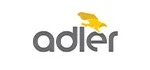 A white background featuring the Adler logo, illustrating the branding of Boch & Fernsh
