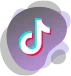 TikTok logo displayed on a vibrant purple background | Boch & Fernsh advertising agency's creative branding approach
