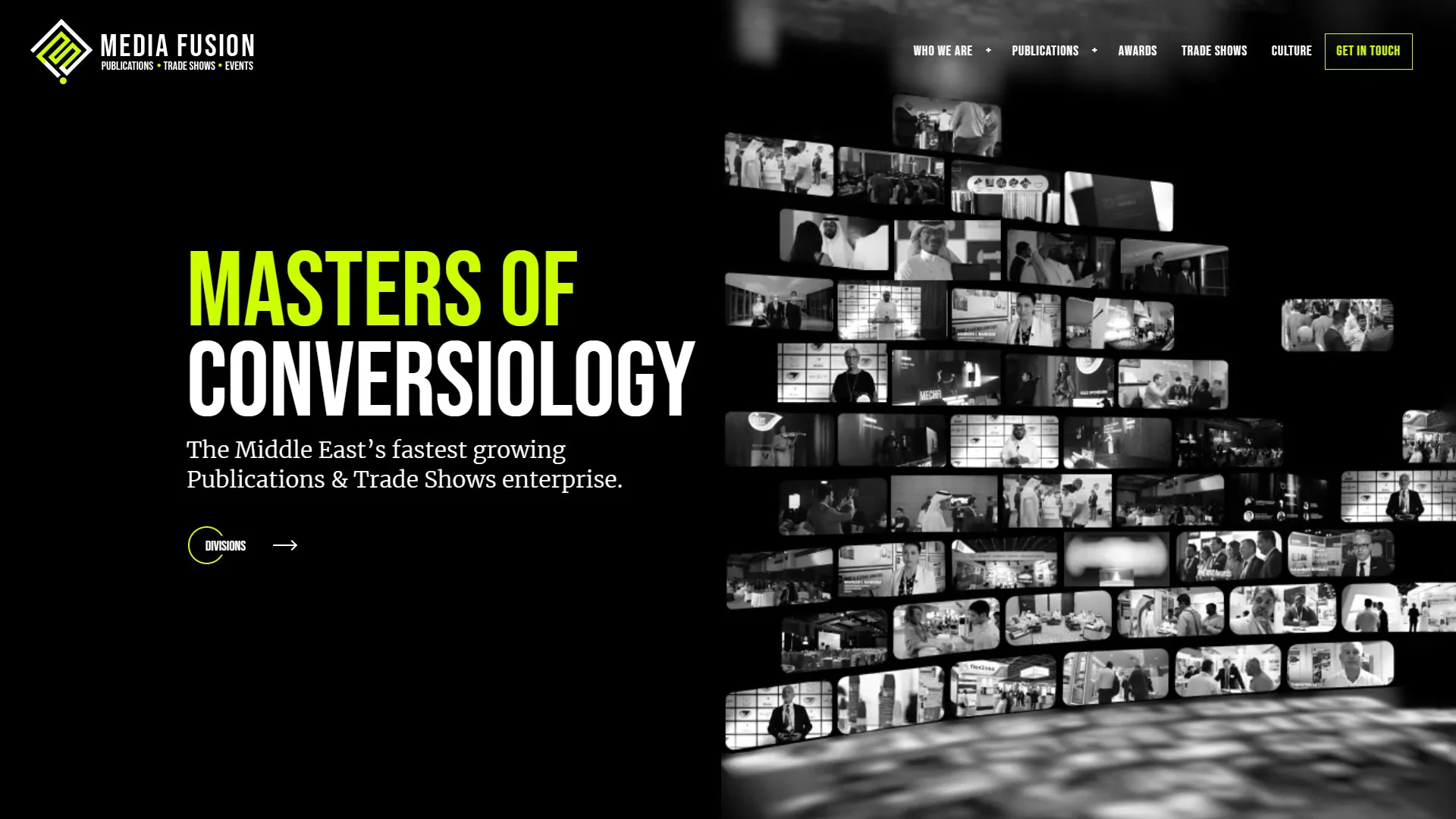 MediaFusionMe website design by Boch & Fernsh, featuring dynamic visuals and intuitive user interface