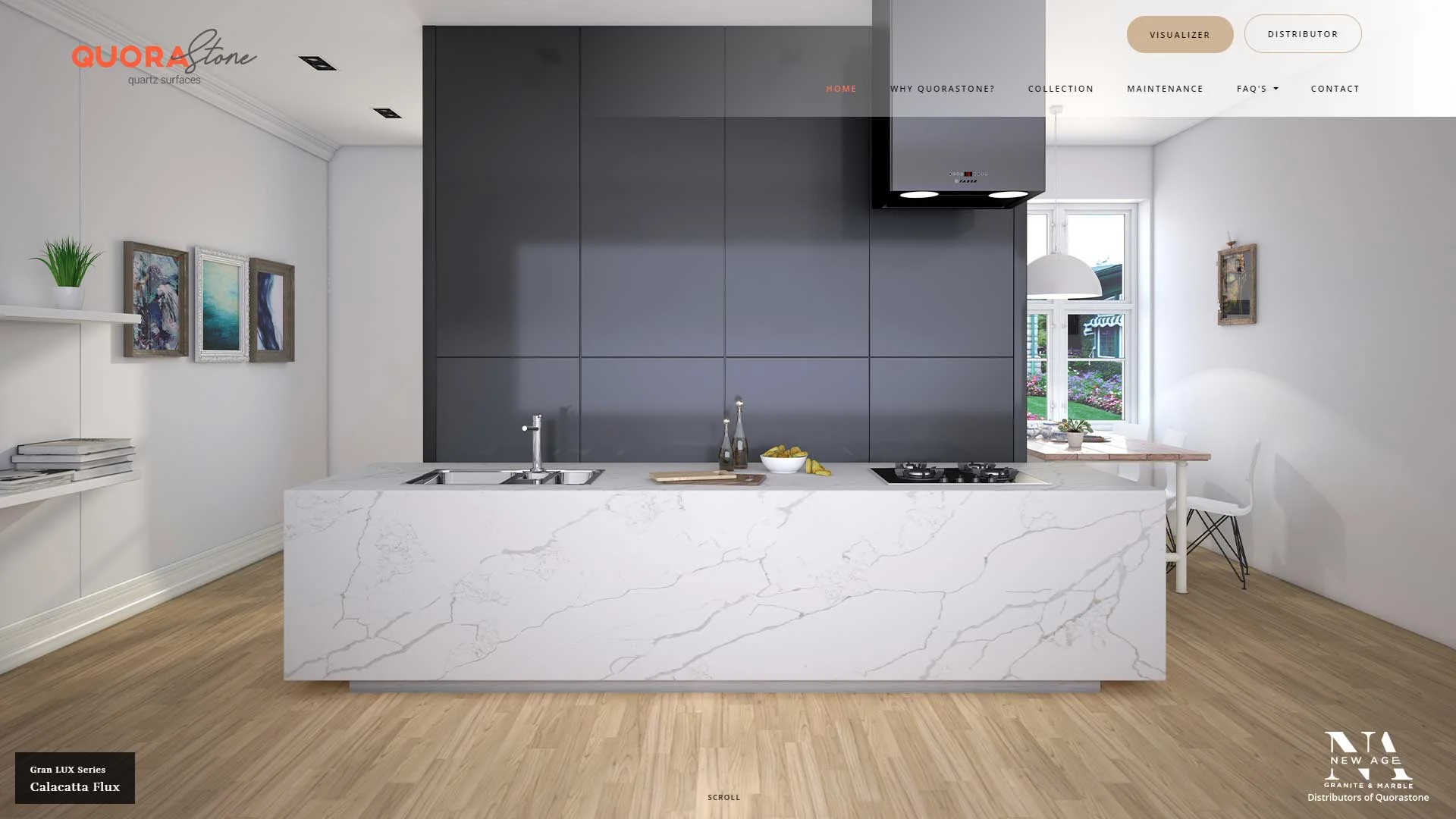 Elegant and modern visual design for QuoraStone by Boch & Fernsh, highlighting premium stone products