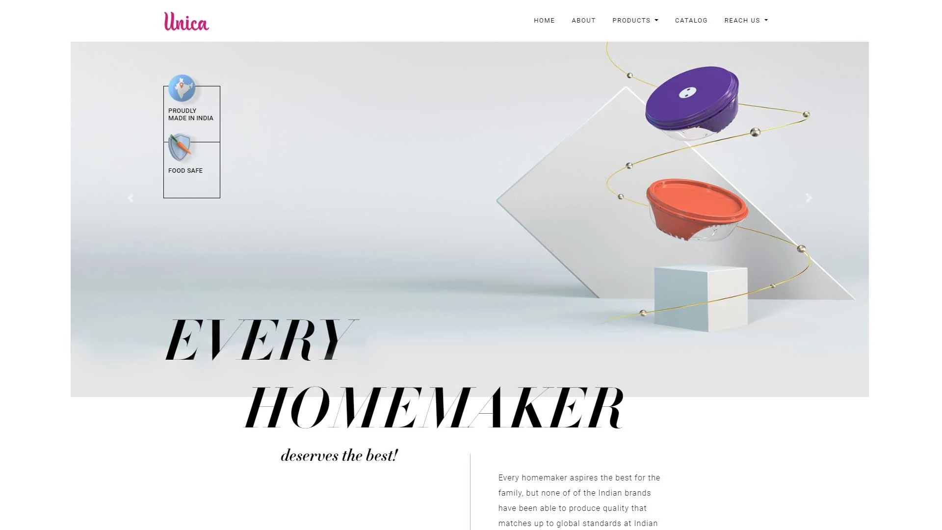 Boch & Fernsh's stylish presentation for Unica reflects minimalist design in interiors.